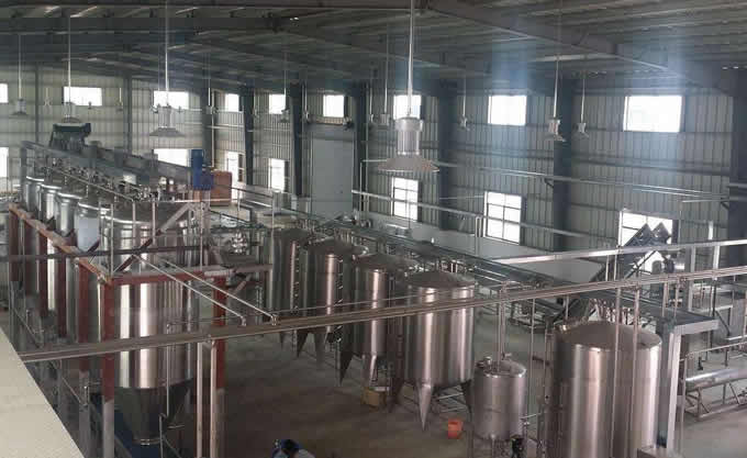 酵素粉剂、含片与液体生产线实例
